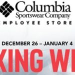 Columbia Sportswear Boxing Week Invitation, December 26, 2025 – January 4, 2026